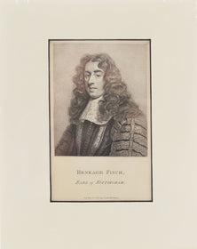 ENGLISH PRINT (INTAGLIO) Heneage Finch