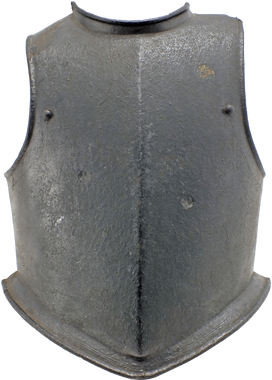 A MID-17th CENTURY ENGLISH MULTIPLEX CAVALRY BREASTPLATE