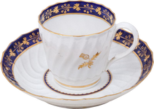 SCOTTISH PRIDE! WORCESTER CUP AND SAUCER C.1770-80