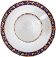 SCOTTISH PRIDE! WORCESTER CUP AND SAUCER C.1770-80 - Fagan Arms