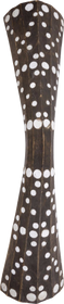 A VERY RARE MOLUCCAS WOOD PARRYING SHIELD