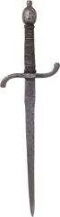 A GERMAN MINIATURE LEFT HAND DAGGER C.1590-1600 - Fagan Arms