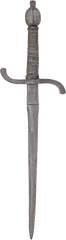 A GERMAN MINIATURE LEFT HAND DAGGER C.1590-1600 - Fagan Arms