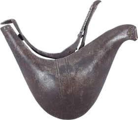 18TH CENTURY PERSIAN PRIMING FLASK