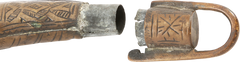 FINE MOROCCAN POWDER FLASK C.1850