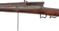 VERY RARE TWO SHOT SUPERIMPOSED INDO-PERSIAN MATCHLOCK MUSKET - Fagan Arms