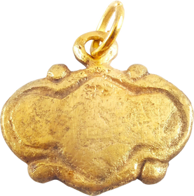 VIKING HEART PENDANT NECKLACE C.850-1050 AD