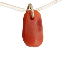 PRECOLUMBIAN STONE PENDANT NECKLACE C.500-1600 AD