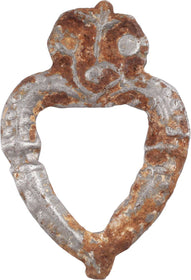 AMERICAN INDIAN TRADE BROOCH.