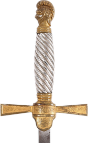 AMERICAN SECRET SOCIETY SWORD, LATE 19TH CENTURY