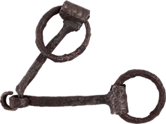 VIKING IRON HORSE BIT, 9TH-10TH CENTURY AD