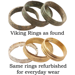 VIKING WOMAN’S WEDDING RING, SIZE 9 - Fagan Arms