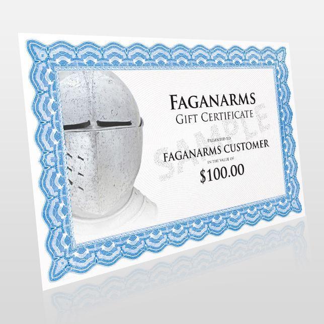 $100 Fagan Arms Gift Certificate - Fagan Arms
