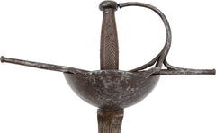 17th CENTURY CARIBBEAN CUP HILTED RAPIER - Fagan Arms