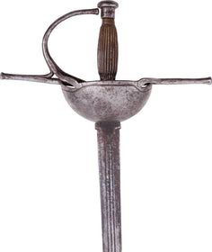 17TH CENTURY CARIBBEAN CUP HILTED RAPIER