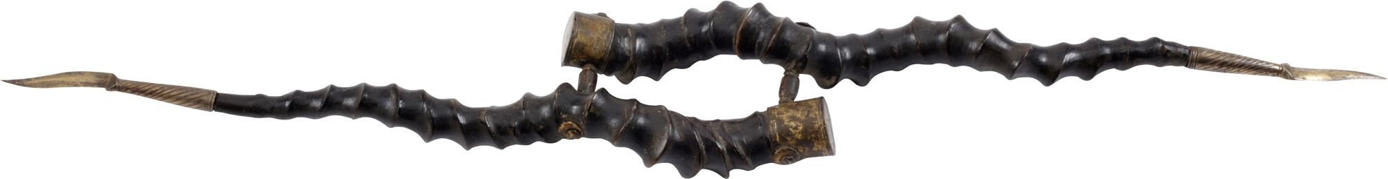 17th CENTURY INDIAN FAKIR'S HORNS - Fagan Arms