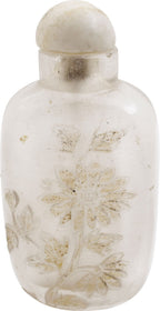 18th CENTURY CHINESE ROCK CRYSTAL SNUFF