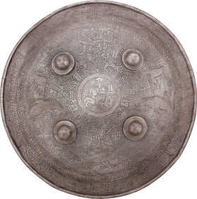 18th CENTURY INDOPERSIAN IRON SHIELD