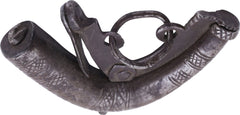 18th CENTURY OTTOMAN PRIMING FLASK FOR FLINTLOCK PISTOL - Fagan Arms