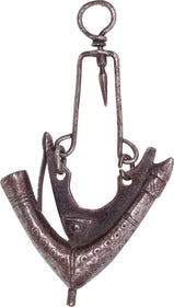 18th CENTURY OTTOMAN TURKISH PRIMING FLASK