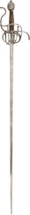 RARE EUROPEAN SWEPT HILTED RAPIER C.1600-40 - Fagan Arms