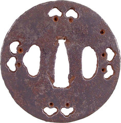 JAPANESE SWORD GUARD TSUBA, EDO PERIOD - Fagan Arms
