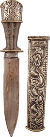 GOOD TIBETAN BELT KNIFE C.1800