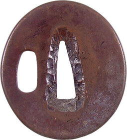 JAPANESE SWORD GUARD TSUBA, EDO PERIOD