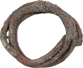 VIKING COIL RING, C.850-1050 AD, SIZE 1-2