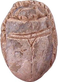 EGYPTIAN SCARAB, NEW KINGDOM, 1550-1070 BC