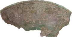 FRAGMENT OF A FINE ROMAN BRONZE BOWL C.100 AD - Fagan Arms