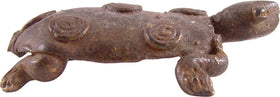 ASHANTI FIGURAL GOLD WEIGHT. C.1900, ex: Sir Cecil Armitage Collection