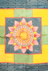 RARE TANTRIC BANNER, YANTRA. 19TH CENTURY OR EARLIER - Fagan Arms