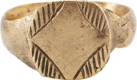 FINE MEDIEVAL EUROPEAN RING SIZE 5 ½