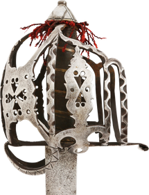 A FINE SCOTTISH BASKET HILTED BACKSWORD