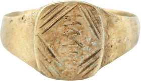 MEDIEVAL EUROPEAN RING C.900-1200 AD SIZE 10