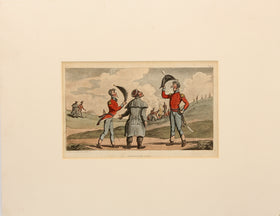1815 HAND COLORED PRINT BY THOMAS ROWLANDSON