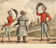 1815 HAND COLORED PRINT BY THOMAS ROWLANDSON - Fagan Arms