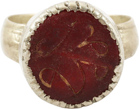 OTTOMAN WARRIOR’S RING, 19TH CENTURY, SIZE 9 ½