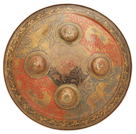 INDIAN SHIELD BUCKLER FROM THE THAME PARK ARMORY