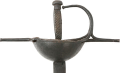 17th CENTURY CARIBBEAN CUP HILTED RAPIER - Fagan Arms