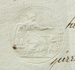 NAPOLEONIC FRENCH LEGAL DOCUMENT. First Empire,1804-14 - Fagan Arms