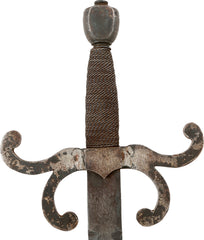 VINTAGE TO ANTIQUE COPY OF A EUROPEAN BROADSWORD OF ABOUT 1550 - Fagan Arms