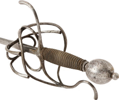RARE EUROPEAN SWEPT HILTED RAPIER C.1600-40 - Fagan Arms