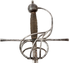 ITALIAN THREE BAR SWEPT HILTED RAPIER C.1600 - Fagan Arms