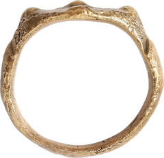 BALTIC VIKING/CHRISTIAN CONVERSION RING, 14TH-16TH CENTURY, SZ 9 - Fagan Arms