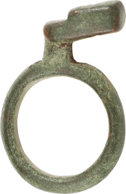 ROMAN KEY RING, 1st-3rd CENTURY AD, SIZE 5
