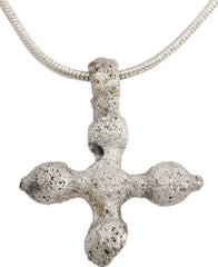 MEDIEVAL CHRISTIAN CROSS NECKLACE C.800-1000 AD - Fagan Arms