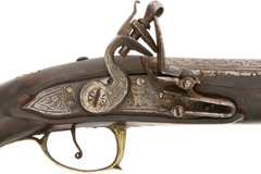 OTTOMAN TURKISH FLINTLOCK PISTOL, LATE 18TH CENTURY - Fagan Arms