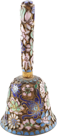 IMPERIAL RUSSIAN CLOISONNE BELL C.1880-1910.